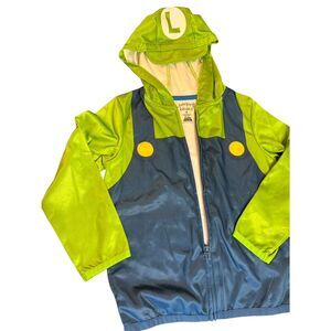 Jumping Beans Collectable Kids Super Mario Fleece Sweatshirt Jacket size 5 Boys